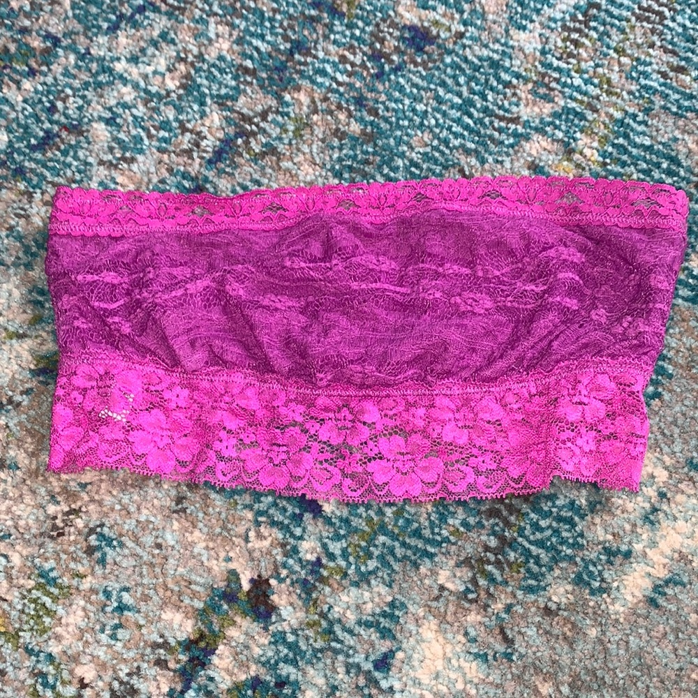 Intimately Free People Fuchsia Lace Bandeau